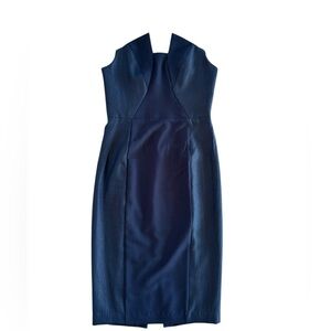 Black Halo Navy Women's Trousers